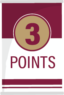 can with 3 points on the label